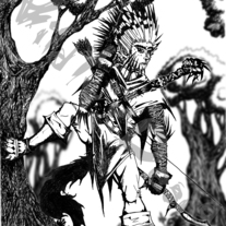 *Sample*8x10 Custom Fantasy/steampunk/sci-fi Original Art