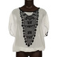 White Chiffon Top - Thumbnail 1