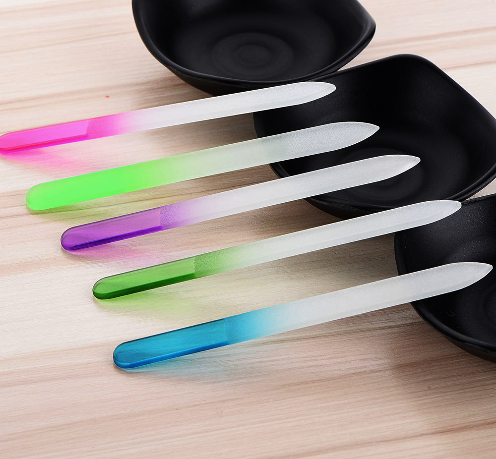 5pcs variety pack glass noshred nail files emery board set on Storenvy