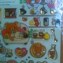 Rilakkuma Chocolate Sticker - Sofa [SE08303]