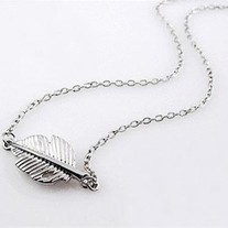 Silver Leaf Necklace