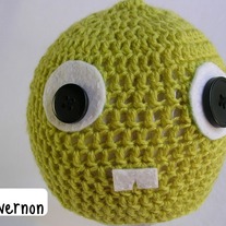 Vernon - Hand Crocheted My Little Monster Baby Hat