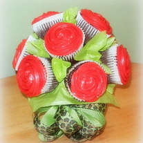Cocktail Cupcake Bouquet