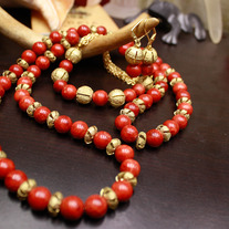 Hegemon of Earth Necklace, Bracelet, Earring Set
