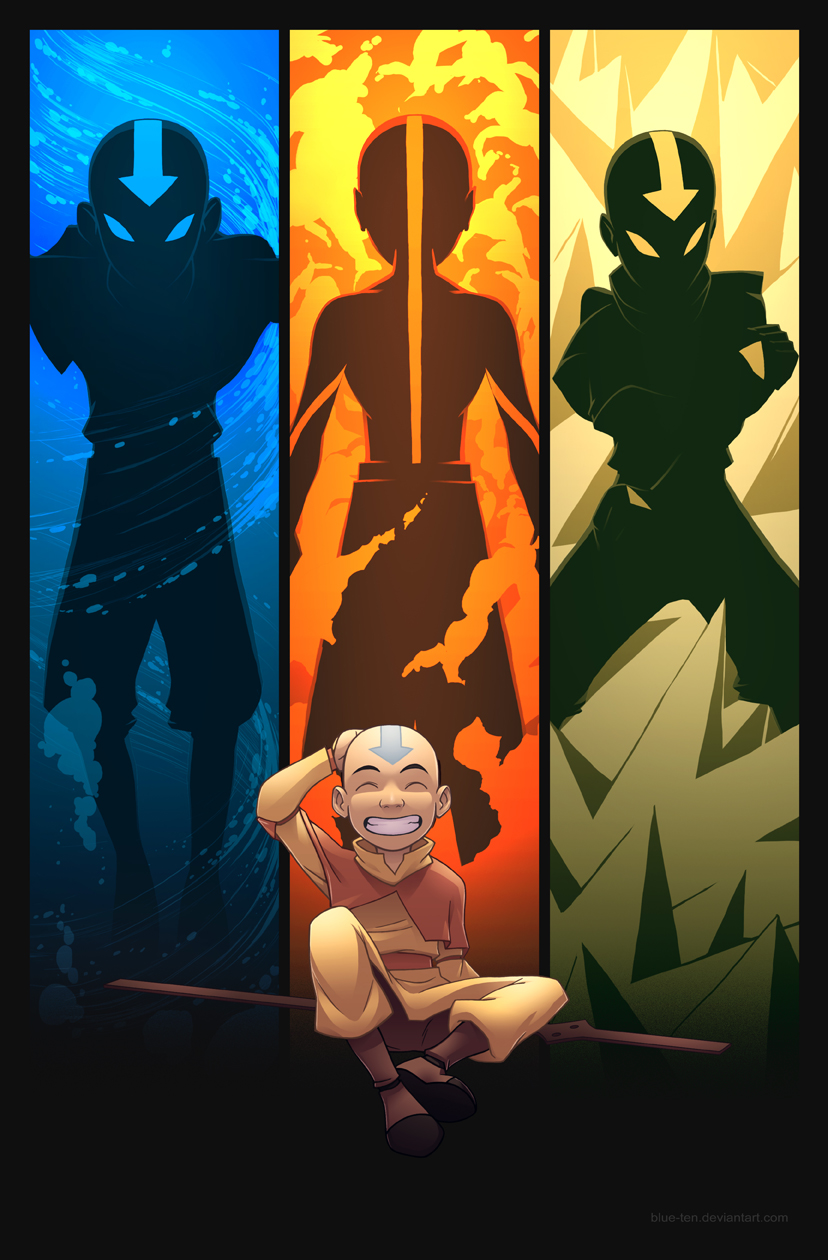 avatar aang poster