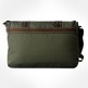 Waxed Canvas Messenger Bag for Laptop-Army Green - Thumbnail 3