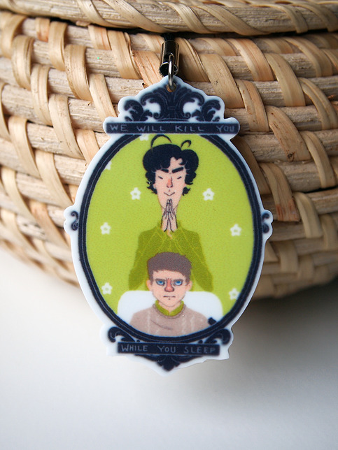 Sherlock portrait charm