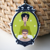 Sherlock portrait charm