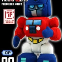 Cute Hand Made Plush Transformers Doll, Optimus Prime
