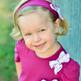 3 Pieces Amissa Purple Flower Set Headband, Top and Bloomer Shorts - Thumbnail 4