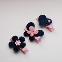Denim set, Pink or Blue