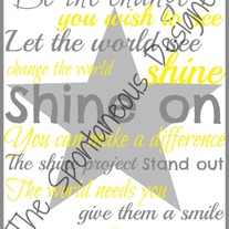 Shine project digital subway art