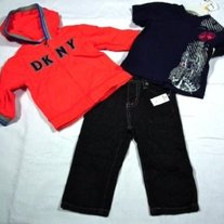 DKNY Boys 3-Piece "Chopper" Set