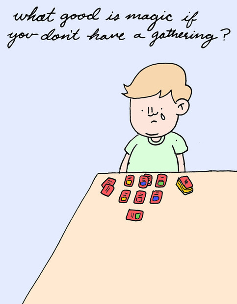 Magic Without A Gathering Print