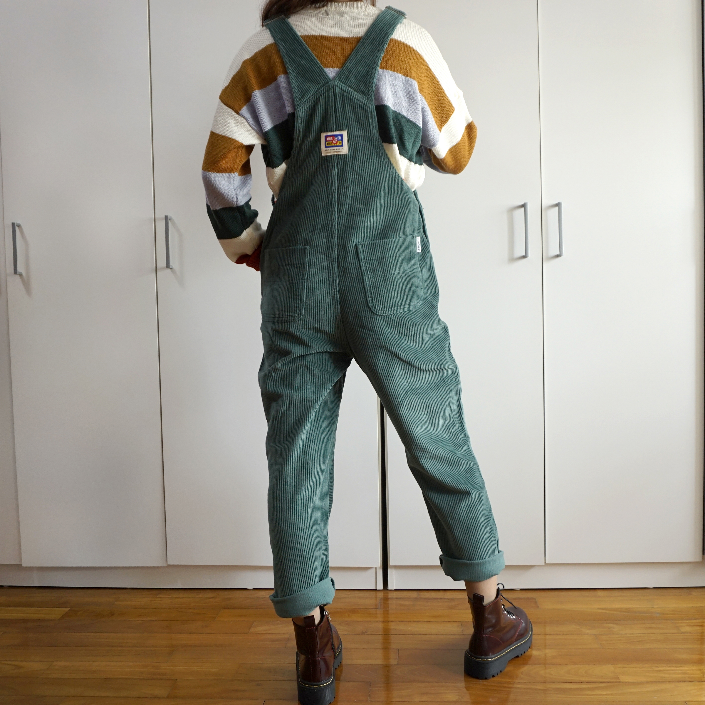 Corduroy Overalls (Pine Green) · Megoosta Fashion · Free shipping