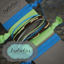 nautical wrap : lime & deep turquoise