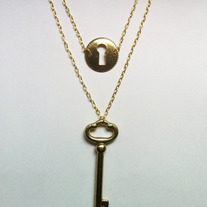 Lock & Key Necklace 