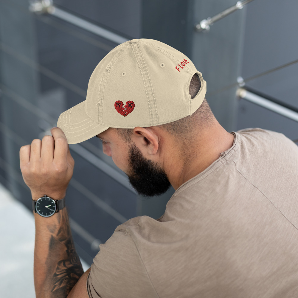 Distressed Dad Hat · F LOVE APPAREL · Online Store Powered by Storenvy