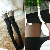 Faux Thigh High Tights - Thumbnail 3
