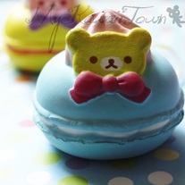 Squishy Rilakkuma Macaroon (Blue)