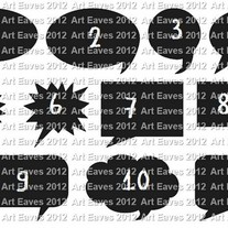 Quote Blurbs Chalkboard Labels Available in 11 Different Designs and 4 Sizes