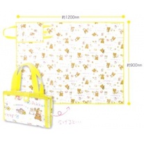 Rilakkuma M Yellow Picnic Mat [BV-30501]