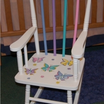 Childs Spindle Rocking Chair 
