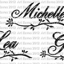Name and Branch Vinyl Decal