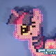Twilight Sparkle My Little Pony Perler Bead Sprite - Thumbnail 3