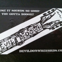 Devil Down Sticker