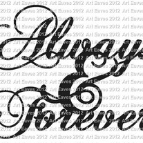 Always and Forever Vinyl Decal