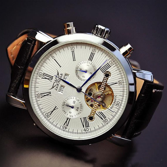 Mens Watches Vintage Watches Handmade Leather Band Watches Automatic