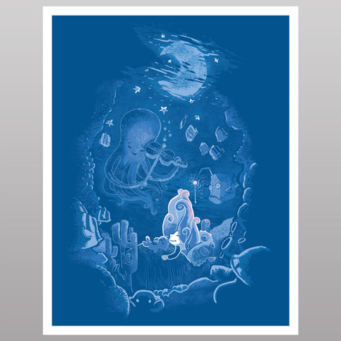 Sleeping With The Fishes (print)