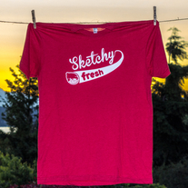 Sketchy B-Ball Red  (Sold Out)