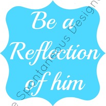Reflection of him digital print file