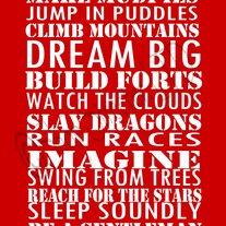 Wishes For Boys - Red