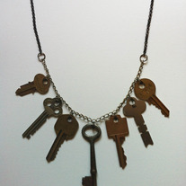 Vintage Keys Necklace 