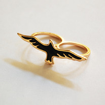 Black Bird Ring - Thumbnail 1