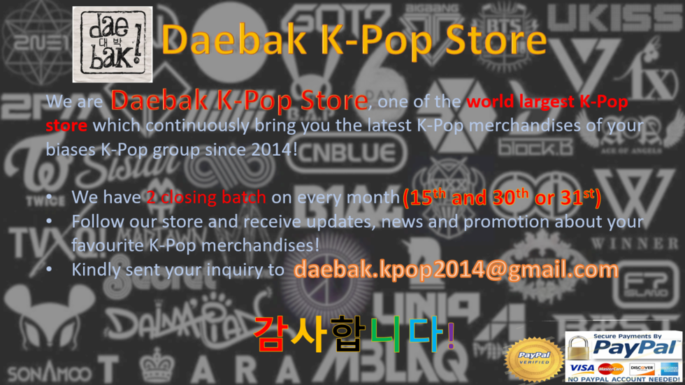 [RBW Entertainment] Mamamoo Merchandise · Daebak 대박 KPop Store