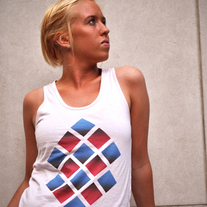 Diamond Tank (Light Pink)