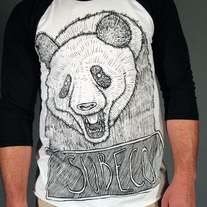 Image of Panda Baseball Tee