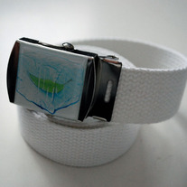 Image of Logo Belt White