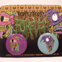 Beast Frendz Button Set 