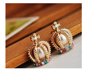 MISSSU JEWELRY Crown Neo Victorian Fashion Earrings Online Store Powered by Storenvy from misssu.storenvy.com