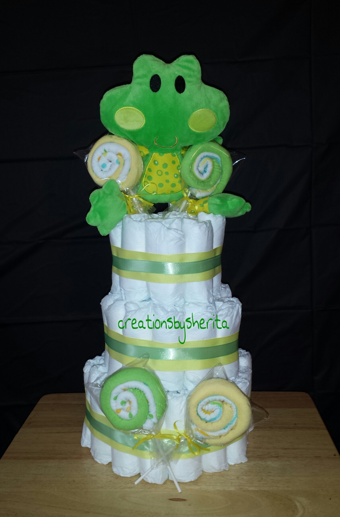 edible diaper cake