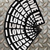 10 - I LoVE LiFE (Stickers)