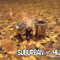 Steel Black Star Plug