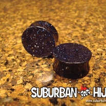 Midnight Sparkle Large Saddle Plug