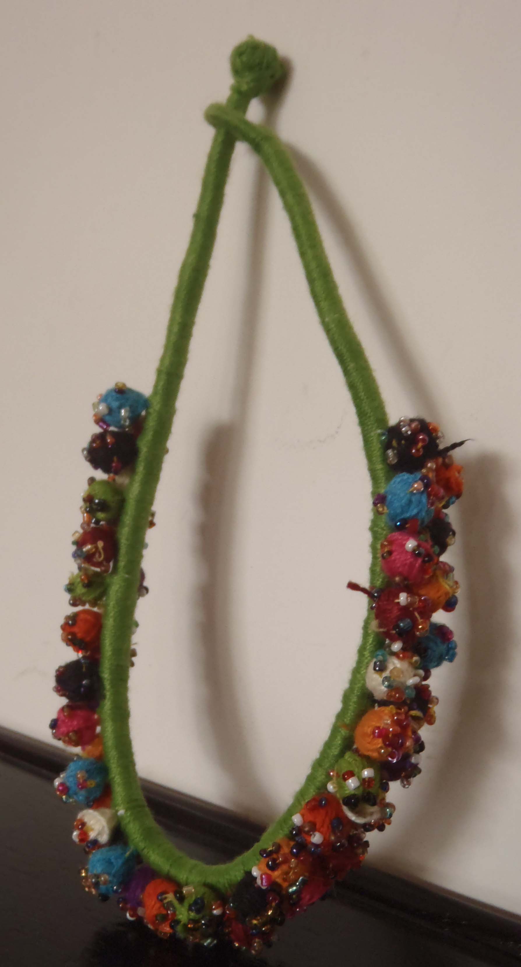 Unique Colorful Hand Crafted Necklace 