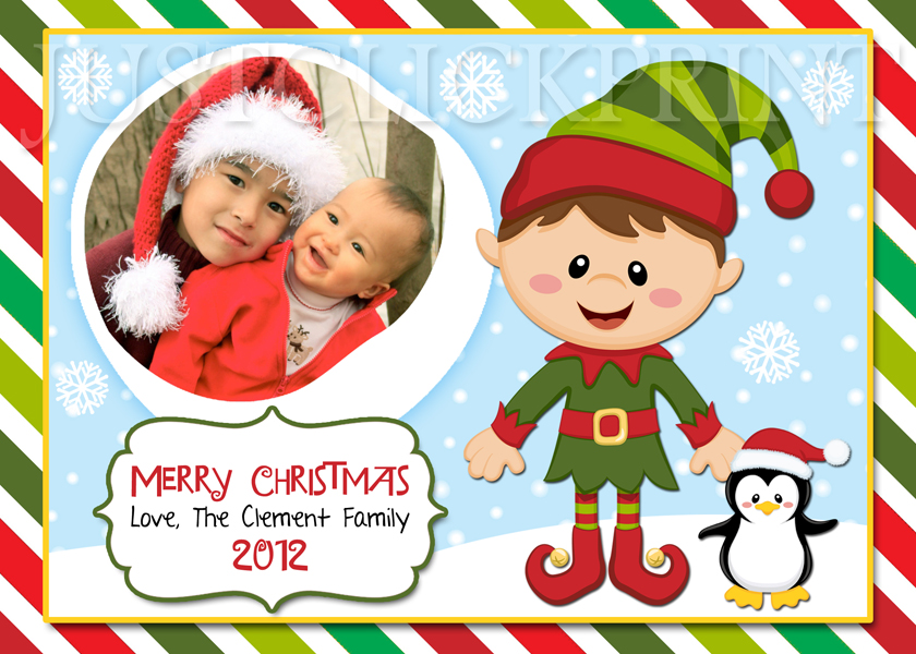 printable personalized christmas cards
